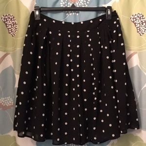 Polka dot skirt